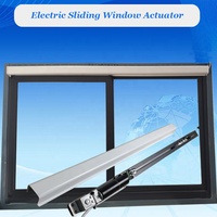 Abridor eléctrico de ventana corredera DC24V, controlador de ventana corredera, operadores de Marco deslizante de ventanas de aluminio, abridor automático de ventana