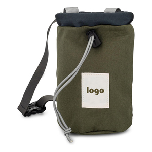 Bolsa de Escalada con Clip de Liberación Rápida y Bolsillos con Cremallera, Ideal para Interiores/Exteriores, Bolsa de Tiza Clásica de Lona para Boulder - Product Image 1