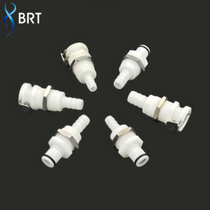 Raccords de tuyauterie métalliques à <span class=keywords><strong>d</strong></span>éconnexion rapide pour <span class=keywords><strong>moto</strong></span>, raccords à connexion rapide pour montage sur panneau, raccords à pousser pour connexion rapide - Product Image 3