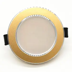 Langde Anti-glare Bronze White Black Gold SMD COB Round Mini 5W Dimmable Led Recessed Downlight