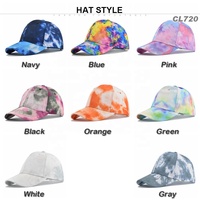 Nueva Gorra de Béisbol Tie-Dye para Hombre y Mujer, Gorra de Verano Moderna con Protección UV, Gorra de Algodón Transpirable en Varios Colores