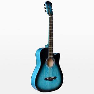 Chitarra Classica Acustica da 38 Pollici Interamente in Legno Massello di Tiglio Fatta a Mano - Product Image 1