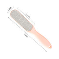 Fournitures de salle de bain Double face en acier inoxydable talon râpe éplucheur outil de pédicure épurateur de pieds lime à pied peau morte dissolvant de callosités