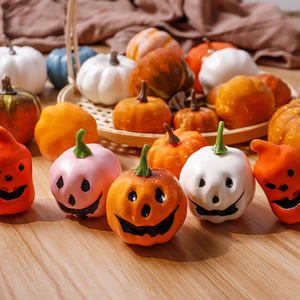 Simulation réaliste de citrouilles en mousse personnalisées fausses citrouilles pour le Festival Halloween récolte <span class=keywords><strong>d</strong></span>'automne <span class=keywords><strong>d</strong></span>écoration de la maison - Product Image 3