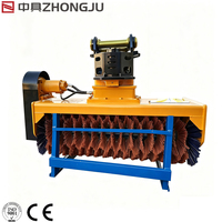 Balayeuse rotative hydraulique pour excavatrice, contrôle de la poussière, garantie 1 an avec moteur, pompe et composants essentiels du roulement