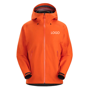 Chaqueta cortavientos impermeable ligera personalizada para hombre con cremallera lateral Beta Lt abrigo impermeable unisex - Product Image 1