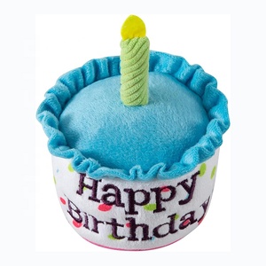 Giocattoli <span class=keywords><strong>per</strong></span> <span class=keywords><strong>cani</strong></span> <span class=keywords><strong>torta</strong></span> di compleanno forniture <span class=keywords><strong>per</strong></span> animali domestici <span class=keywords><strong>torta</strong></span> di buon compleanno a forma di cane cigolante giocattoli <span class=keywords><strong>per</strong></span> regalo - Product Image 2