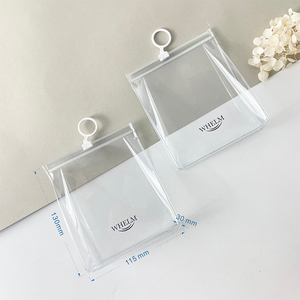 Pochette Trasparente in PVC <span class=keywords><strong>per</strong></span> Pennelli da Trucco da Donna con Cerniera e Logo Personalizzato, Borsa da Toilette <span class=keywords><strong>per</strong></span> Confezione Regalo - Product Image 6