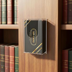 Porte-brochures en acrylique personnalisé présentoir mural pour cartes postales pour organisateur de cartes d'index publicité maison bureau école - Product Image 5