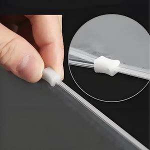 Bolsa de plástico EVA negra con cremallera deslizante, impresa a medida y de alta calidad, para zapatos, calcetines, ropa, ropa interior, bolsa de almacenamiento de plástico. - Product Image 5