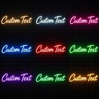 Letrero de Neón LED Personalizado con Diseño Gratuito para Bodas, Cumpleaños, Negocios, Bares, Decoración de Paredes de Dormitorios, Neonawall