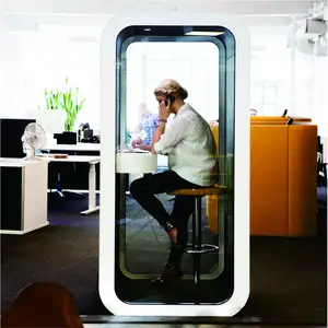 Ofis döken pod evde toplantı ses geçirmez telefon kulübesi özelleştirilmiş prefabrik ev ofis pod