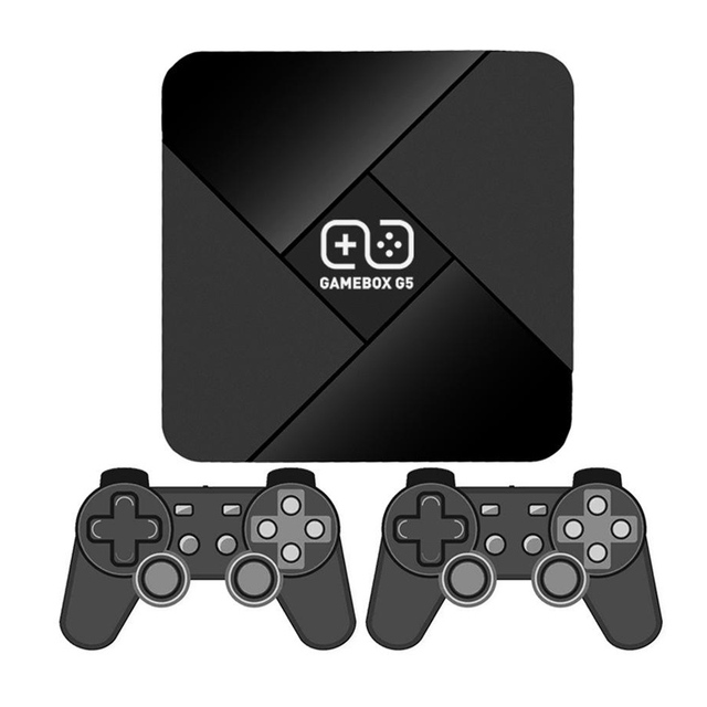 VAYAVA G5 Dual System TV Game Console Android Set Top Box Retro Video Game Machine 3D Arcade Gamepad Player