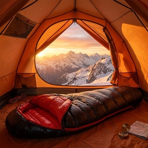 <span class=keywords><strong>Sac</strong></span> <span class=keywords><strong>de</strong></span> <span class=keywords><strong>couchage</strong></span> en gros, nouveau modèle ultra-léger, en <span class=keywords><strong>duvet</strong></span> <span class=keywords><strong>de</strong></span> canard et <span class=keywords><strong>d</strong></span>'<span class=keywords><strong>oie</strong></span>, pour le froid, type momie - Product Image 2