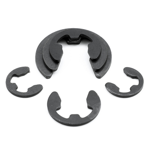 Lot de 10 attaches de retenue en acier inoxydable 304, plaqué zinc noir, type E, M1.2 M1.5 M2 M2.5 M3 M3.5 M4 M5 M6 M7-M15 - Product Image 4
