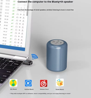 Adaptador USB 5.0 para Computadora Portátil, Inalámbrico Externo para Transmisor y Receptor, para Escuchar Música Inalámbrica y Compartir Archivos