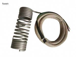 Prix compétitif Radiateurs à serpentin électriques en laiton 1200W 230V Option de fil chauffant en acier inoxydable de bonne qualité pour équipement de chauffage - Product Image 2