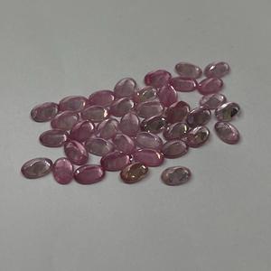 Pierres précieuses naturelles de spinelle rose de haute qualité, pierres taillées ovales calibrées en rubis, matériau en verre incroyable, couleur rouge - Product Image 4