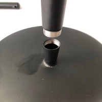 Table d'appoint métallique mini sur pied pour restaurant, café et usage domestique