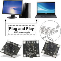 Nouvelle sortie, capteur d'image CMOS RGB USB UVC à obturateur global haute vitesse 1/2 pouce 1,3 Mpx 200 ips, module de caméra OEM, résolution 1028x1024