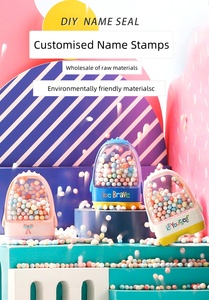 Piccolo nome pinguino timbro di abbigliamento all'ingrosso nome fotosensibile Cartoon bambini vestiti asilo timbro adorabile - Product Image 6