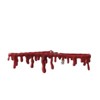 Vente en gros de collier de sang en plastique collier de saignement de vampire accessoires d'Halloween animés décoration de fête
