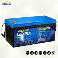 Batterie de chariot élévateur au phosphate de fer et de lithium (LFP) de qualité A, 48V 200AH, pour la manutention des matériaux, longue durée de vie, conforme aux normes UN38.3, CE, RoHS, MSDS, fabriquée en usine