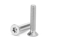Vis à tête fraisée plate Torx antivol en acier inoxydable 304 M3 M4 M5 M6