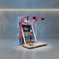 Machine de danse sportive de 55 pouces, à monnayeur, jeu d'arcade de danse pour 2 joueurs, pour parc d'attractions