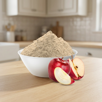 Natuurlijk appelvruchtenpoeder, premium food grade, gesproeid gedroogd ingrediënt voor bulk levering, gedroogd appelpoeder