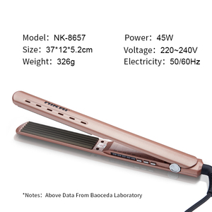 Plancha de Pelo Eléctrica Portátil Lanumi NK-8657 al por Mayor, Plancha de Cerámica de 450 Grados, <span class=keywords><strong>Planchas</strong></span> de Pelo Personalizadas con Etiqueta Privada, Alimentación USB - Product Image 4