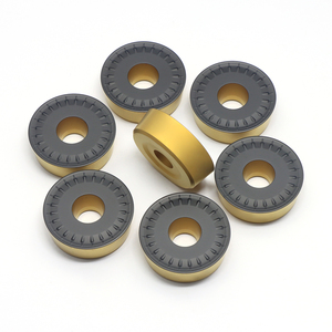 Tùy chỉnh vòng Carbide phay chèn sản xuất có thể lập chỉ mục chèn Thô Cắt cuối nhà máy - Product Image 1