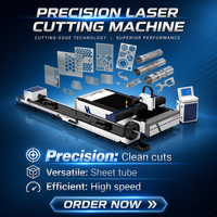 Machine de découpe laser à fibre CNC pour plaques et tubes métalliques, acier au carbone, aluminium, coupe-tubes pour l'industrie navale
