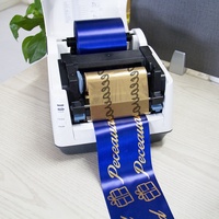 N-mark pita Satin dekoratif untuk Hari Valentine pernikahan natal-gratis desain perangkat lunak disediakan untuk printer termal