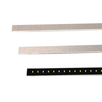Bande de lumière dure COB en silicone noir 12V Led Strip 6Mm 60Cm 1M COB Slim Light Bar