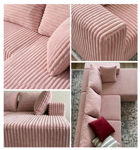 Meubles de salon modulaires de luxe modernes, grand canapé sectionnel, lit en mousse à haute densité compressée sous vide pour la maison et l'hôtel - Product Image 4