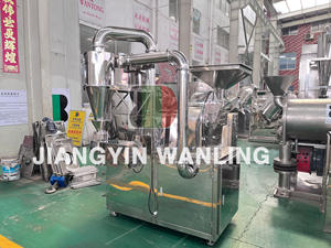 Farine en poudre fine d'acier inoxydable de WLF faisant la machine de moulin à broches chimique de nourriture de sucre de broyeur - Product Image 5