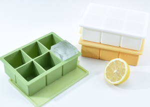 Vassoio per Cubetti di <span class=keywords><strong>Ghiaccio</strong></span> di Grado Alimentare, Stampo per <span class=keywords><strong>Ghiaccio</strong></span> Facile da Sgusciare con Coperchio, Vassoio Congelatore per Alimenti per Bambini per Uso Domestico - Product Image 6