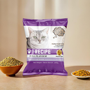 Vente en gros de nourriture sèche saine pour chats saveur thon 400g x 55 sacs fournisseur d'aliments pour animaux de compagnie aliments de base pour chats - Product Image 1