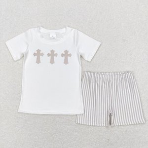 ชุดเสื้อผ้าแขนสั้นสำหรับเด็กวัยหัดเดินเด็กทารกชุดฤดูร้อนลายพรางสีเขียวสำหรับเด็ก - Product Image 6