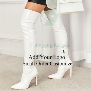 Botas de Mujer de Tacón Alto y Fino, de Gamuza, Sexys, por Encima de la Rodilla, para Invierno - Product Image 2
