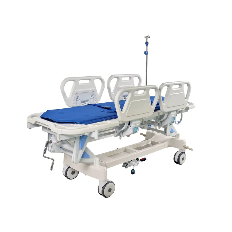 ORP-PT04 Medical Folding Adjustable Ambulance Patient Transfer Emergency Bed Hospital Stretcher Trolley