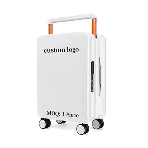 カスタムスーツケース大容量卸売20インチ旅行荷物ギフト用ワイドトロリーローリングスピナーホイールはスーツケースを運ぶ