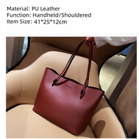 Sacs fourre-tout en cuir PU pour femmes avec logo personnalisé, fermeture éclair, imperméables, tendance, vente en gros, sacs fourre-tout de créateur pour femmes