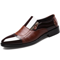 Chaussures Oxford de Luxe en Cuir PU pour Hommes, Habillées, Respirantes, Formelles pour Bureau, Mariage ou Tenue Quotidienne