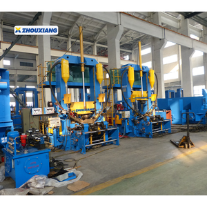 خط إنتاج فعال ومتين للعوارض على شكل حرف H 3 في 1، آلة تجميع ولحام وتقويم العوارض - Product Image 5