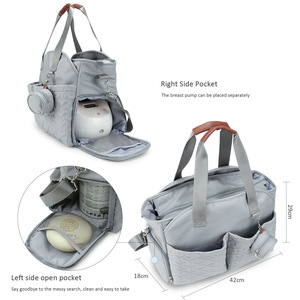 <span class=keywords><strong>Bolsa</strong></span> de momia de gran capacidad impermeable multifuncional, <span class=keywords><strong>bolsa</strong></span> de pañales <span class=keywords><strong>para</strong></span> bebé, conjunto de <span class=keywords><strong>bolsa</strong></span> de mamá <span class=keywords><strong>para</strong></span> <span class=keywords><strong>Hospital</strong></span> y viajes - Product Image 3