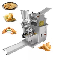 Machine à samosas et raviolis motorisée automatique à haute efficacité en acier inoxydable de qualité alimentaire pour la formation de curry puffs, idéale pour les restaurants