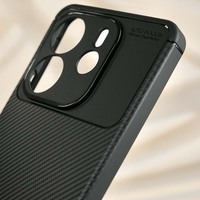 Funda de Teléfono de Lujo JOYPORODO T033 de TPU para Xiaomi 15 17 Pro Max Ultra, Textura de Fibra de Carbono, Antigolpes, Capa de Celular para Android