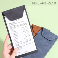 Porte-menus compact pour restaurant, porte-documents de caisse, porte-espèces, porte-billets